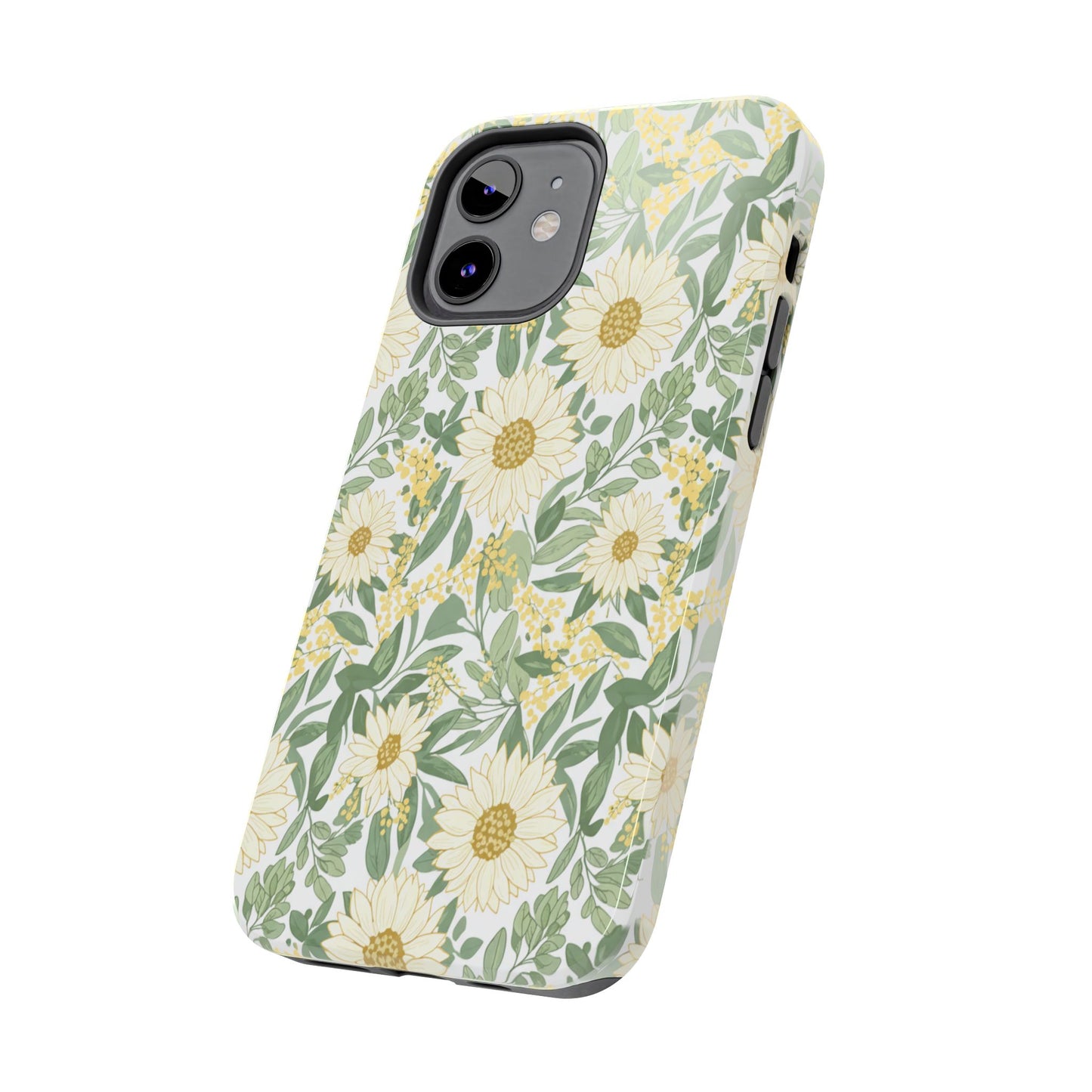 Daisy Meadow Tough Phone Case — Floral Protective Phone Cover