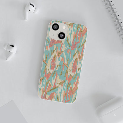 Pastel Abstract Floral Phone Case - Flexi Case