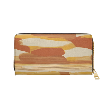 Women's Abstract Coast Wallet - Midseason Zippered Wallet
