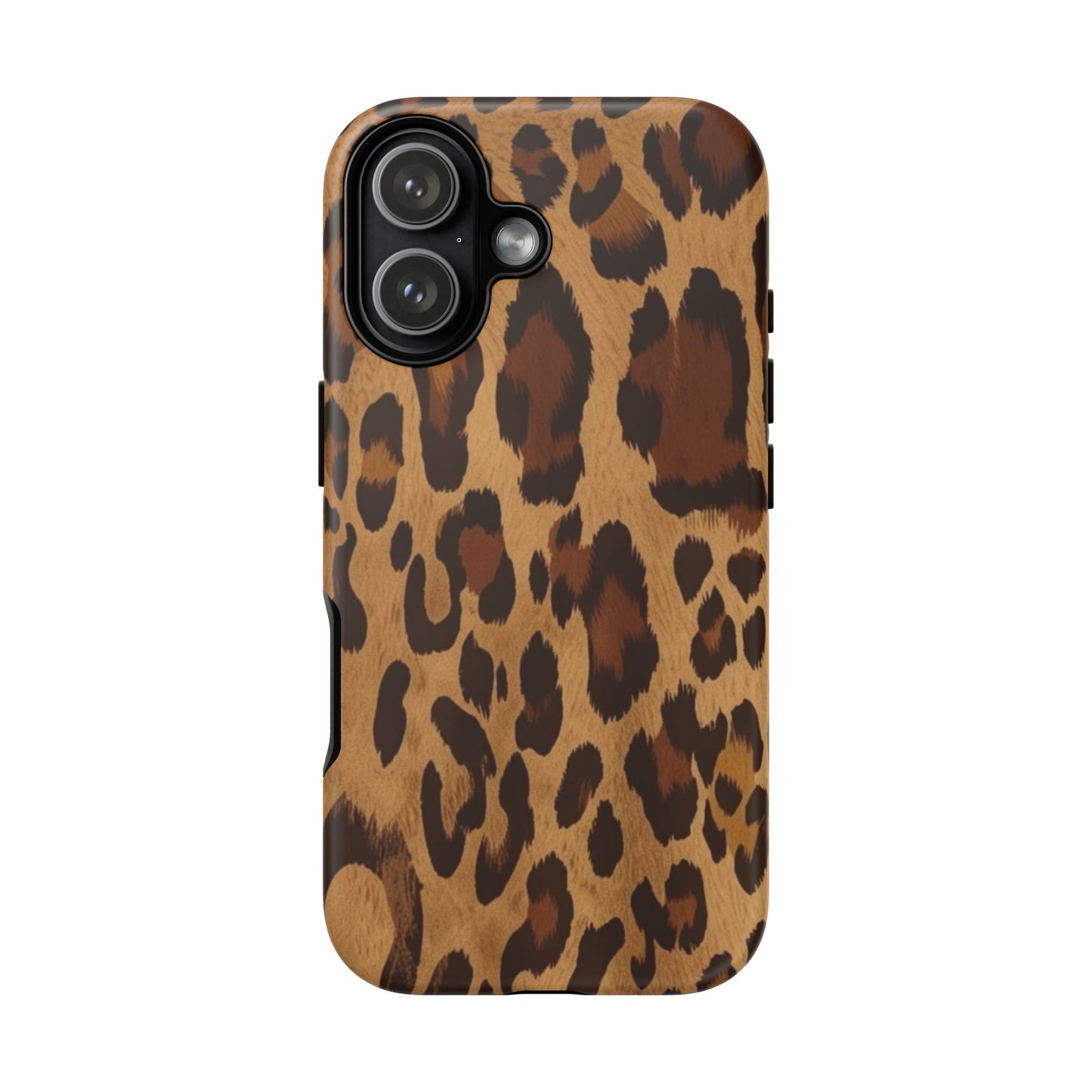 Leopard Print Tough Phone Case — Durable Animal Print Protective Cover