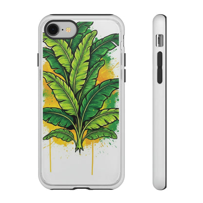 Tropical Banana Leaf Phone Case — Vibrant Green Plant Protector