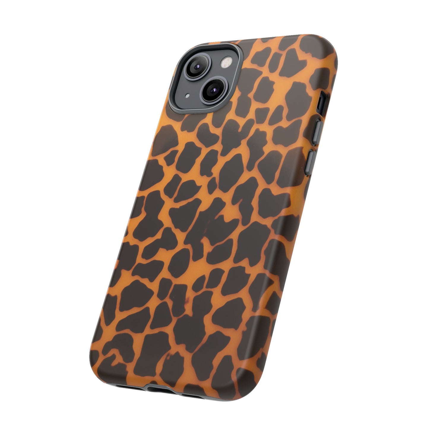 Leopard Print Tough Phone Case — Slim Protective iPhone Cover