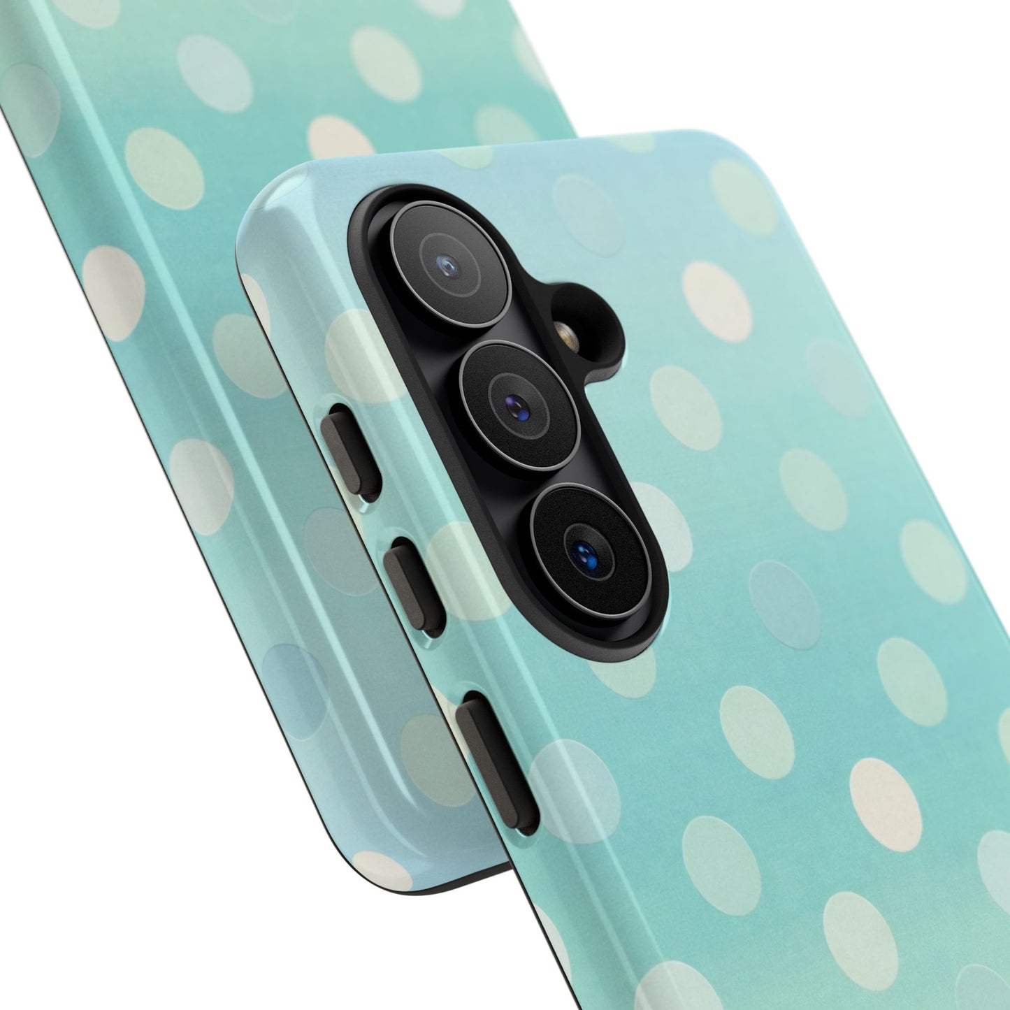 Abstract Palm Tough Phone Case — Minimal Coastal Blue Protective Cover