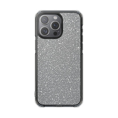 Clear Magnetic Impact Phone Case — Sparkle Glitter Protective Cover