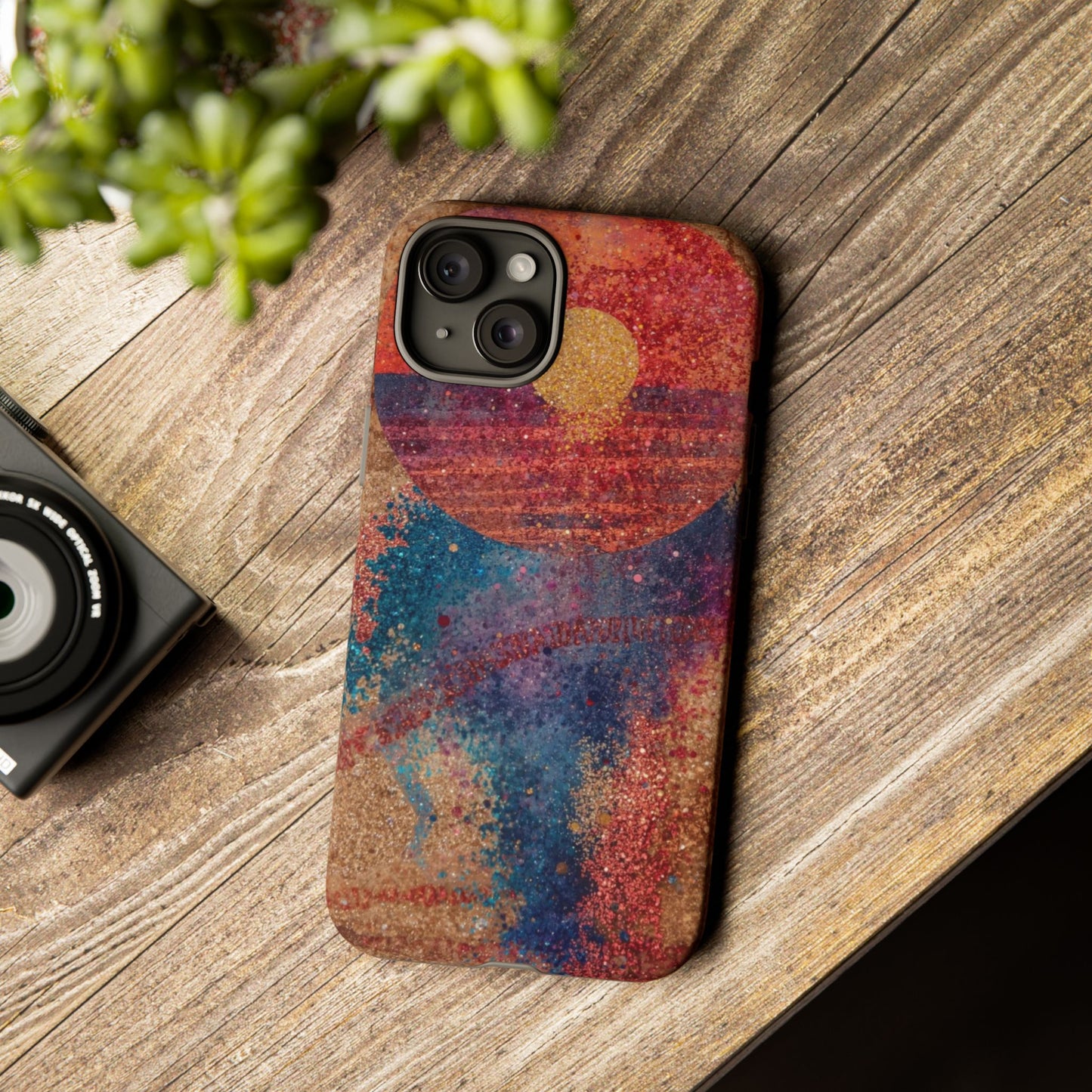 Retro Sunset Tough Phone Case