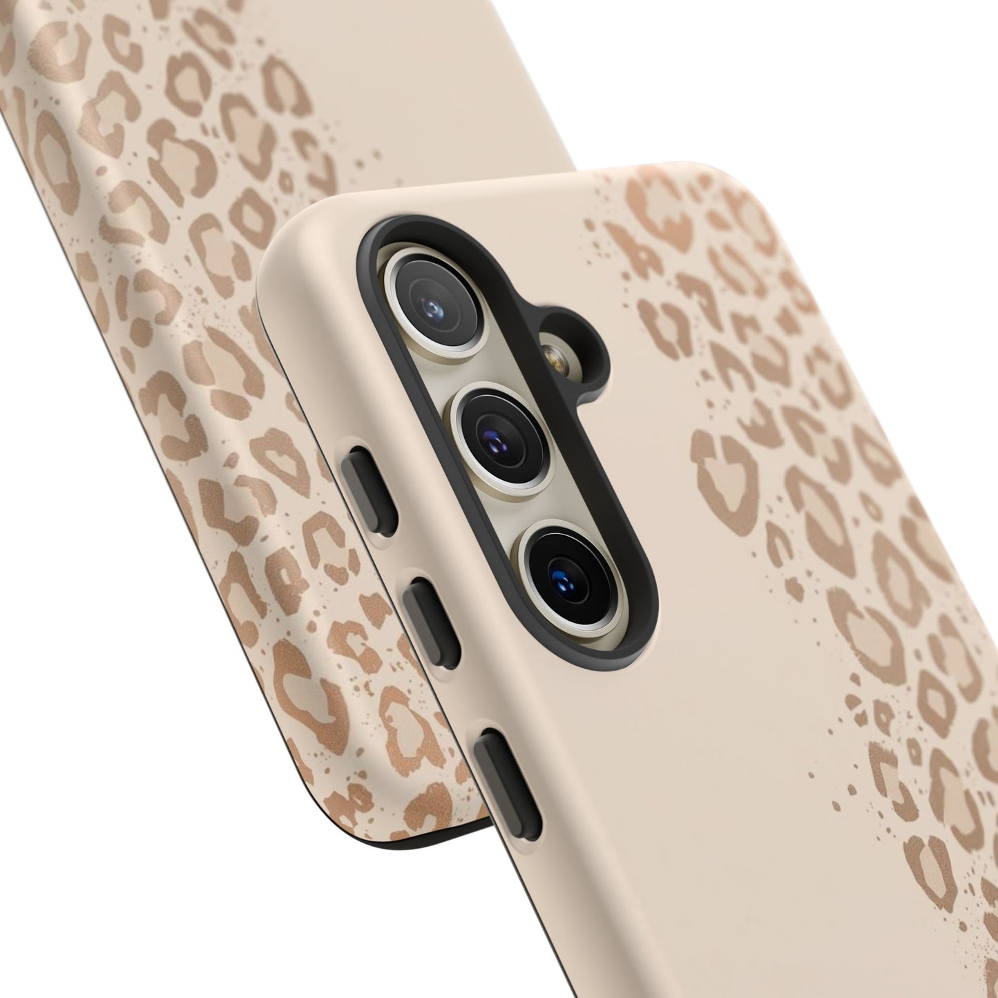 Phone Case – Beige Leopard Print Protective Cover