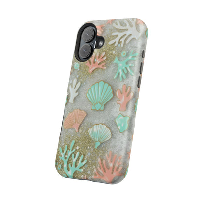 Seashell Coral Magnetic Impact Phone Case