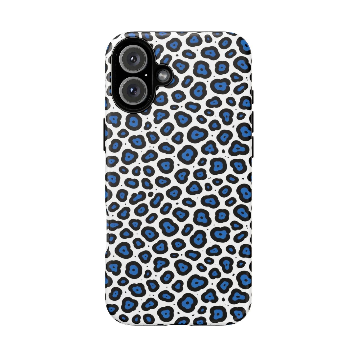Blue Leopard Print Phone Case – Tough Protective Cover