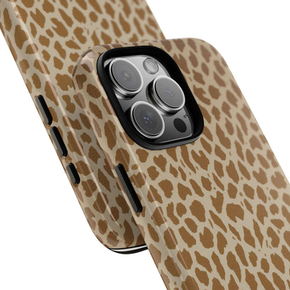 Leopard Print Tough Phone Case — Slim Protective Animal Pattern