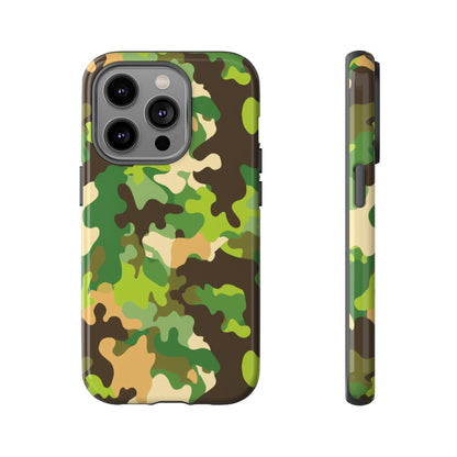 Camouflage Tough Phone Case — Military Camo Protective Cover