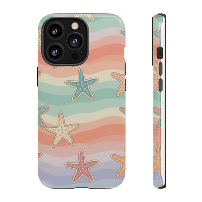 Starfish Wave Tough Phone Case — Pastel Beach Protective Cover