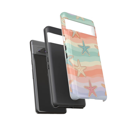 Starfish Wave Tough Phone Case — Pastel Beach Protective Cover