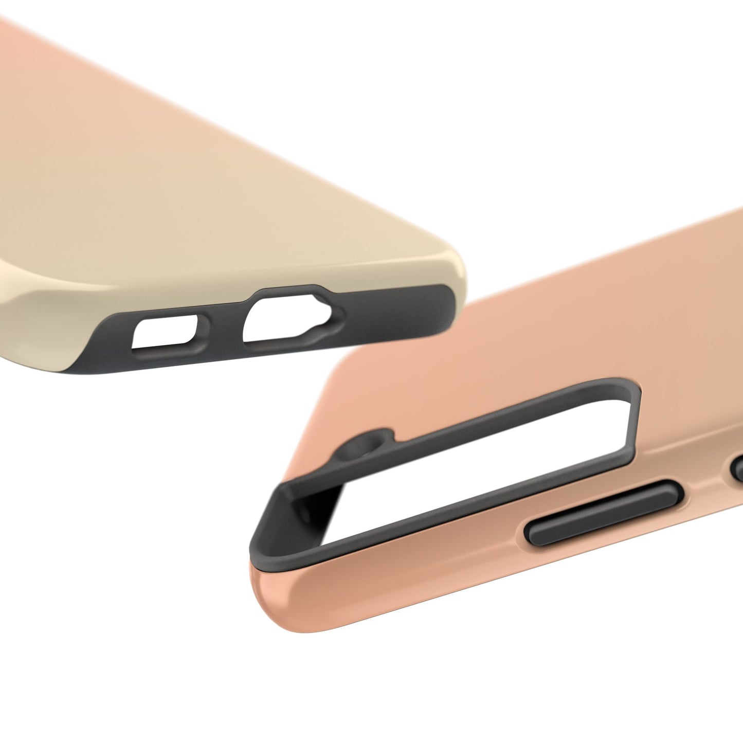 Gradient Tough Phone Case — Peach Ombre Protective Cover