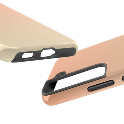 Gradient Tough Phone Case — Peach Ombre Protective Cover