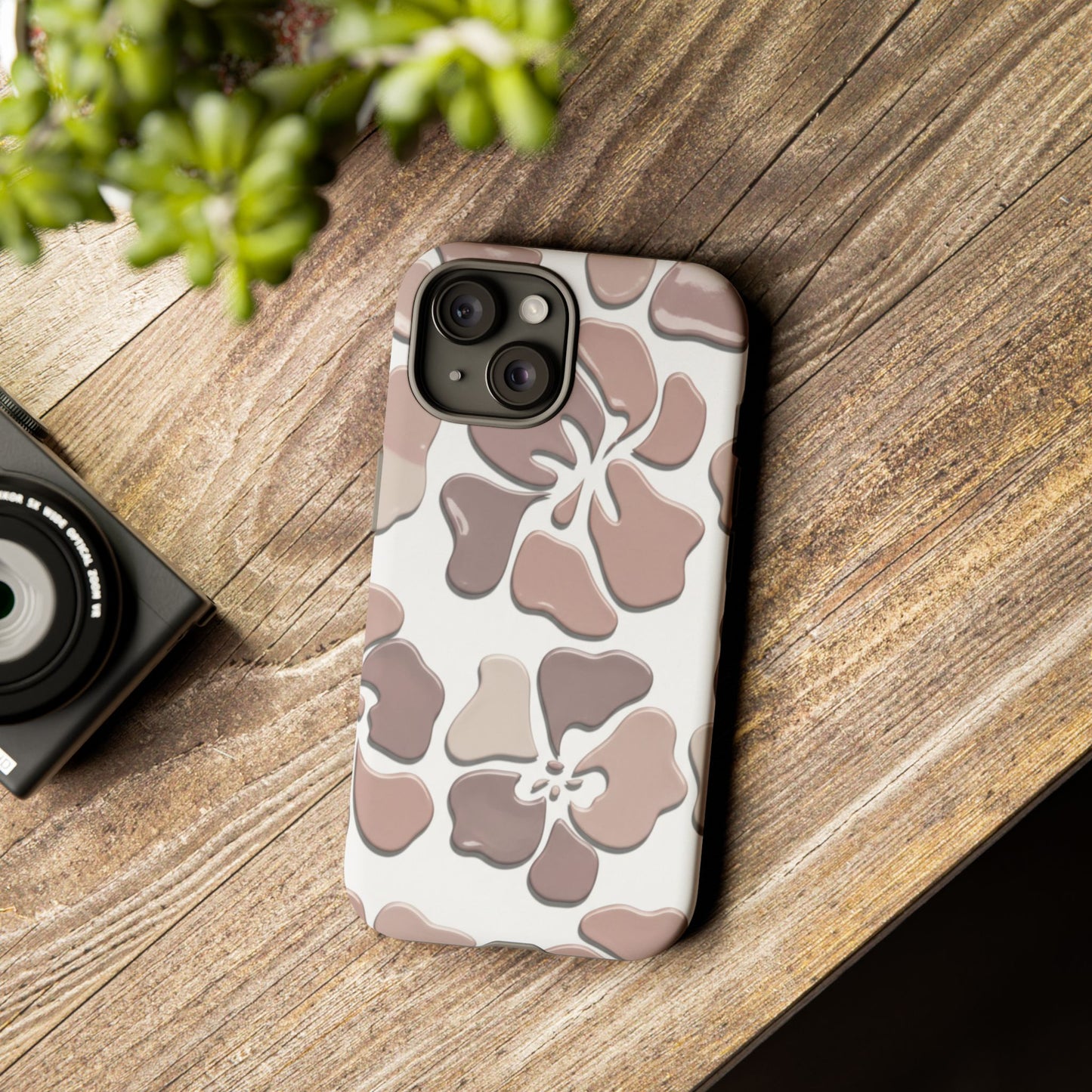 Tough Cases — Neutral Floral Tough Phone Case
