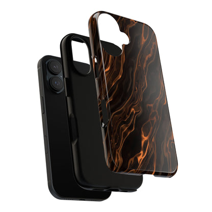 Copper Swirl Phone Case — Tough Protective iPhone Cover