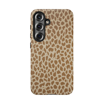 Leopard Print Tough Phone Case — Slim Protective Animal Pattern