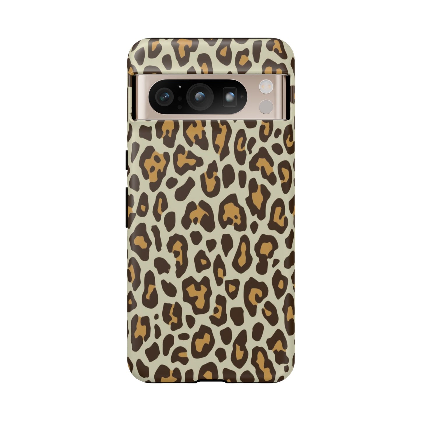 Leopard Print Tough Phone Case — Durable Protective Animal Print Case