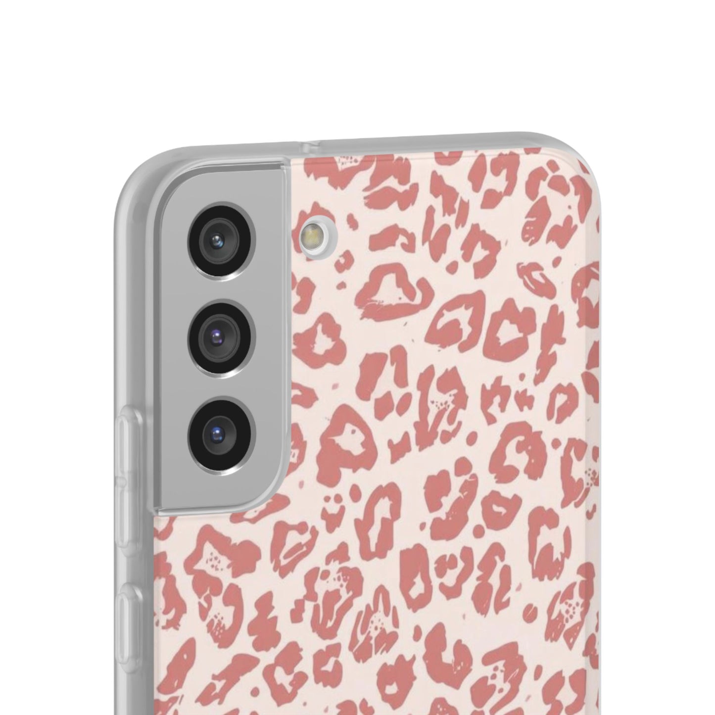 Pink Leopard Print Phone Case – Slim Flexible Protective Cover