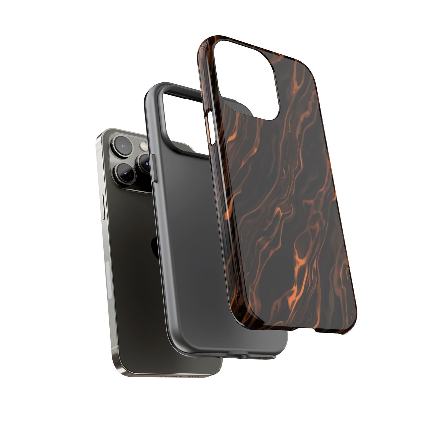 Copper Swirl Phone Case — Tough Protective iPhone Cover