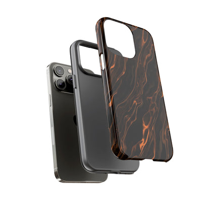 Copper Swirl Phone Case — Tough Protective iPhone Cover