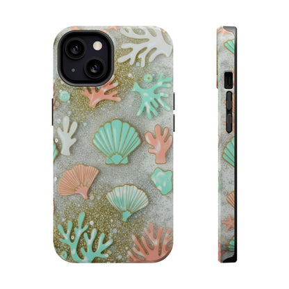 Seashell Coral Magnetic Impact Phone Case
