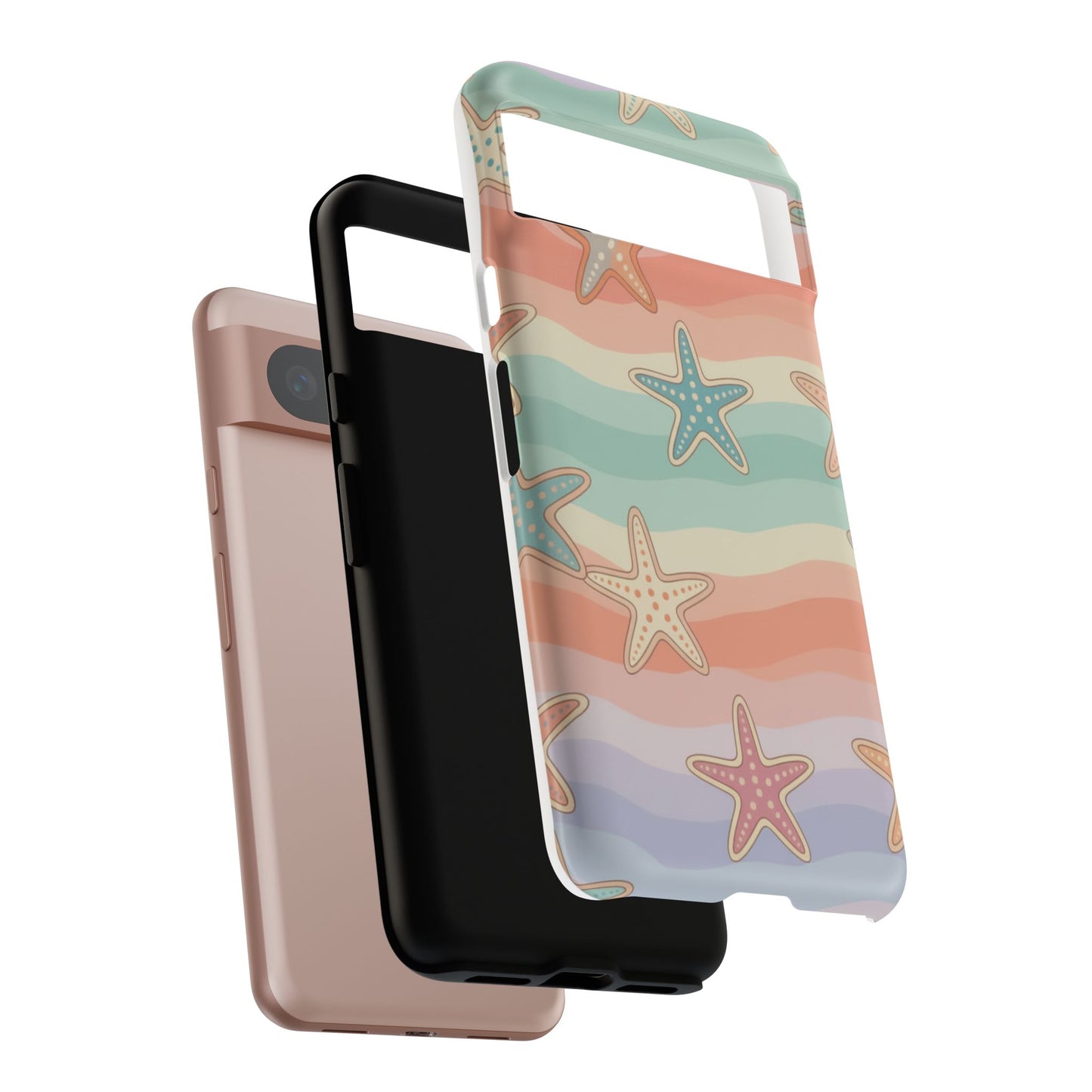 Starfish Wave Tough Phone Case — Pastel Beach Protective Cover