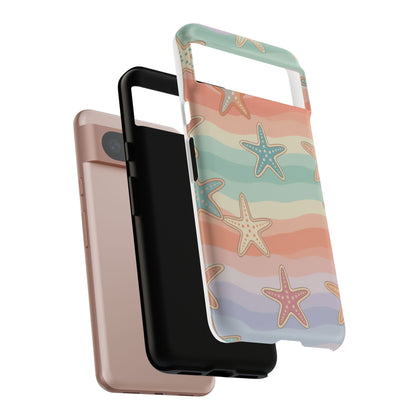 Starfish Wave Tough Phone Case — Pastel Beach Protective Cover