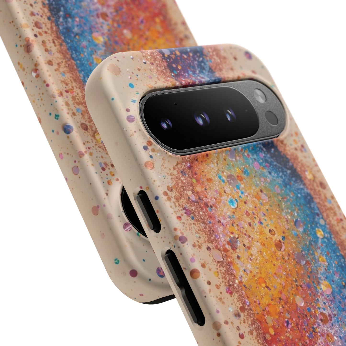 Galaxy Bottle Tough Phone Case — Colorful Nebula Splash iPhone Cover