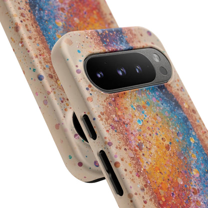 Galaxy Bottle Tough Phone Case — Colorful Nebula Splash iPhone Cover