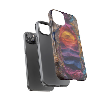 Phone Case — Colorful Sand Art Sunset Tough Protective Case