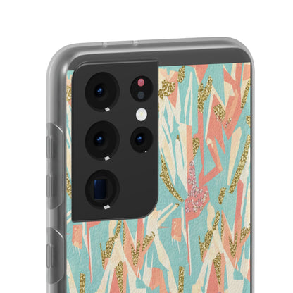 Pastel Abstract Floral Phone Case - Flexi Case