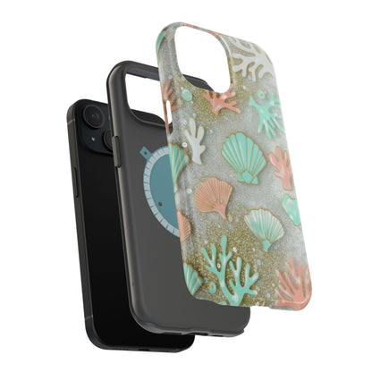 Seashell Coral Magnetic Impact Phone Case