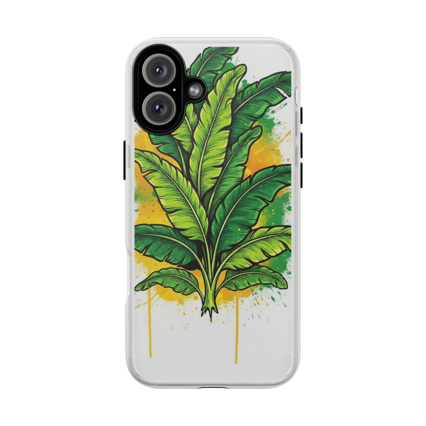 Tropical Banana Leaf Phone Case — Vibrant Green Plant Protector