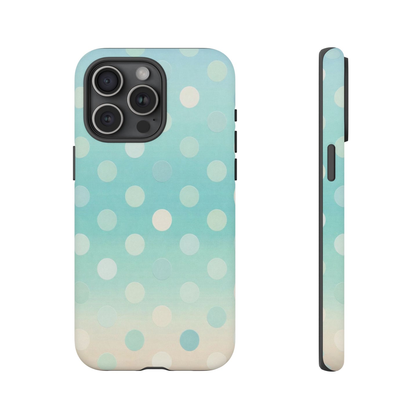 Abstract Palm Tough Phone Case — Minimal Coastal Blue Protective Cover