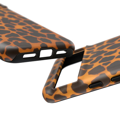 Leopard Print Tough Phone Case — Slim Protective iPhone Cover