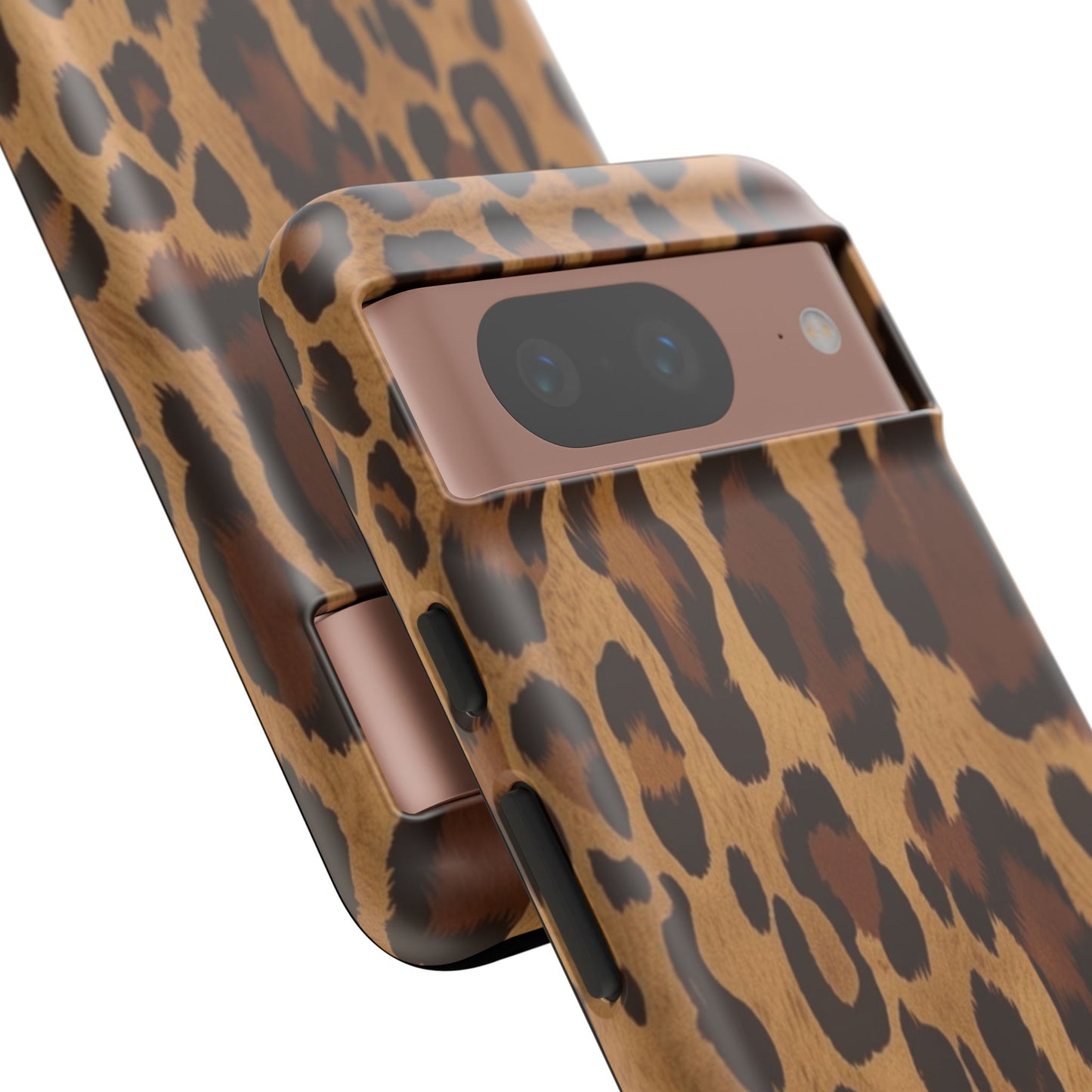Leopard Print Tough Phone Case — Durable Animal Print Protective Cover