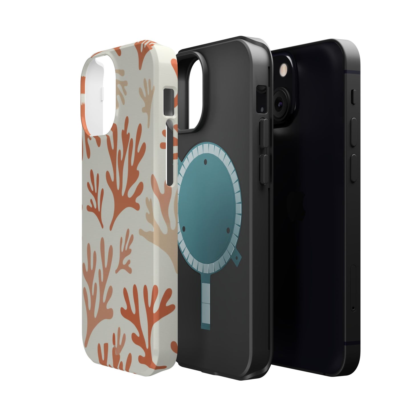 Coral Reef Magnetic Impact Phone Case — Protective MagSafe-Compatible Design