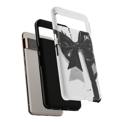 Phone Case — Black Bow Graphic Protective Cover