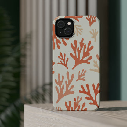Coral Reef Magnetic Impact Phone Case — Protective MagSafe-Compatible Design