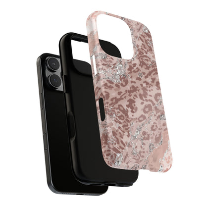 Tropical Monstera Phone Case — Colorful Leaf Protective Tough Case