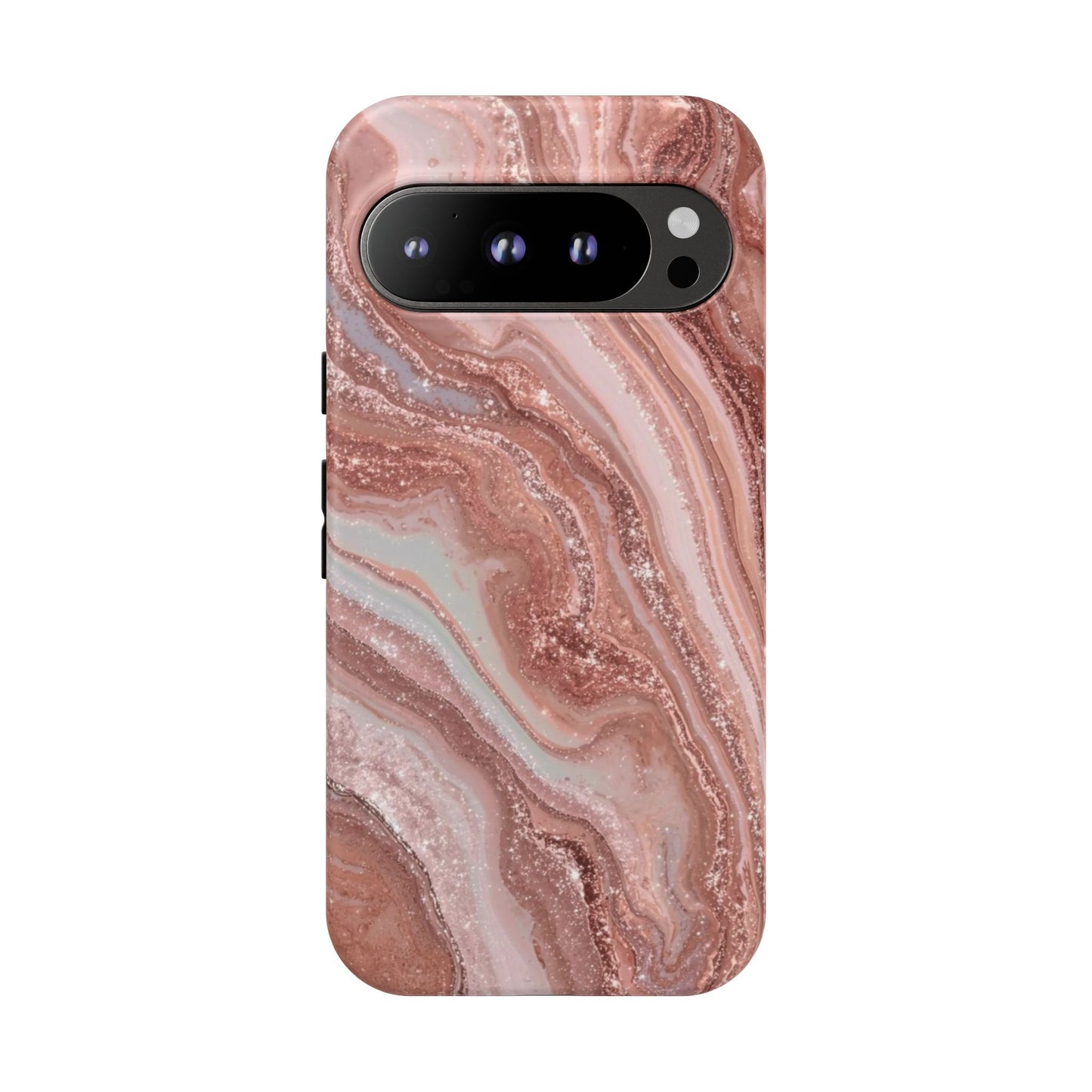 Rose Gold Marble Tough Phone Case