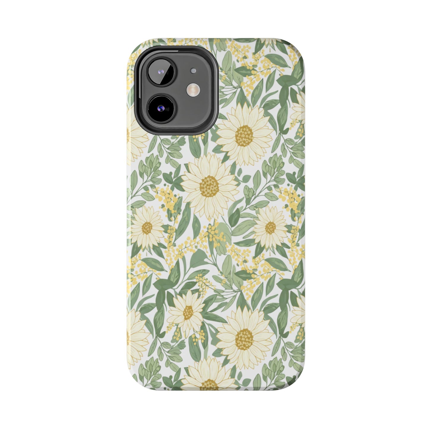 Daisy Meadow Tough Phone Case — Floral Protective Phone Cover