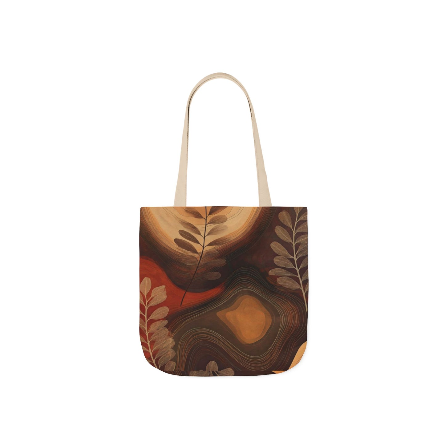 Autumn Earthtones Canvas Tote