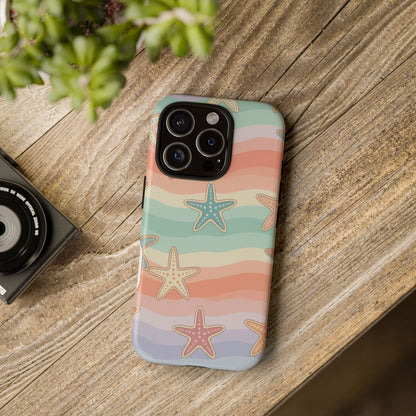 Starfish Wave Tough Phone Case — Pastel Beach Protective Cover