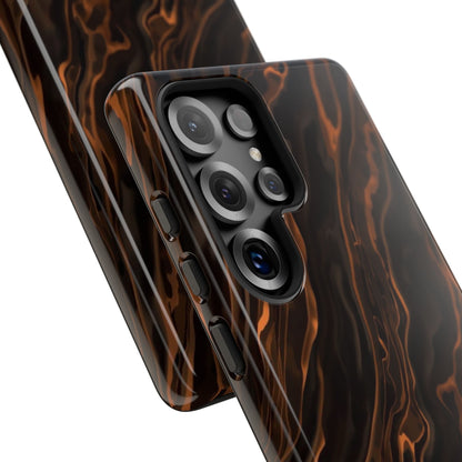 Copper Swirl Phone Case — Tough Protective iPhone Cover