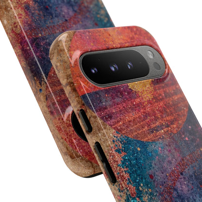 Retro Sunset Tough Phone Case