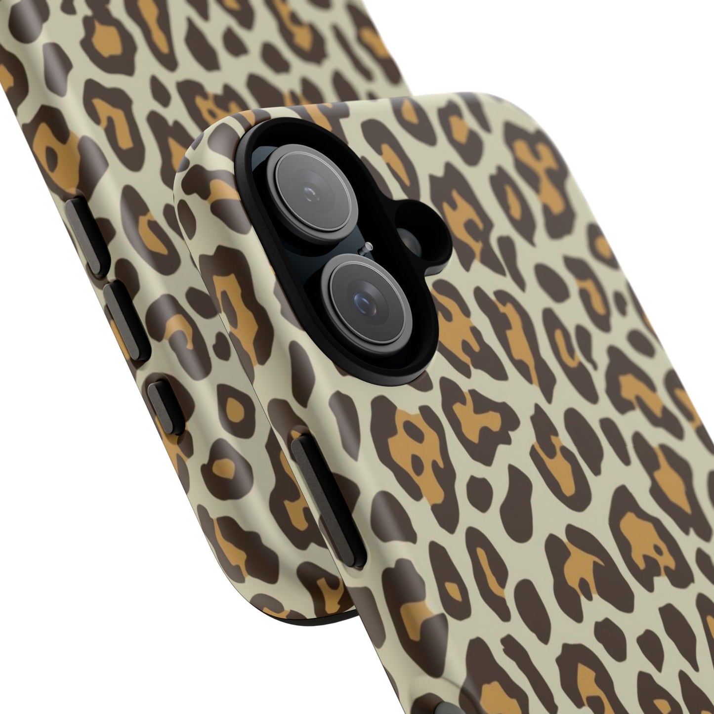 Leopard Print Tough Phone Case — Durable Protective Animal Print Case