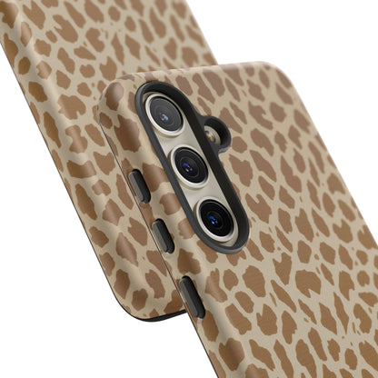 Leopard Print Tough Phone Case — Slim Protective Animal Pattern