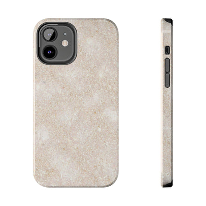 Marble Texture Tough Phone Case — Sandstone Protective Phone Cover